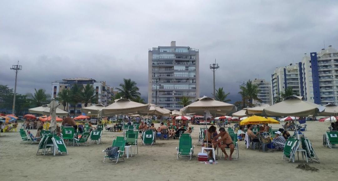 Ferienwohnung Apartamento Praia Bertioga Frente Mar Exterior foto