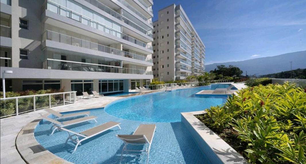 Ferienwohnung Apartamento Praia Bertioga Frente Mar Exterior foto