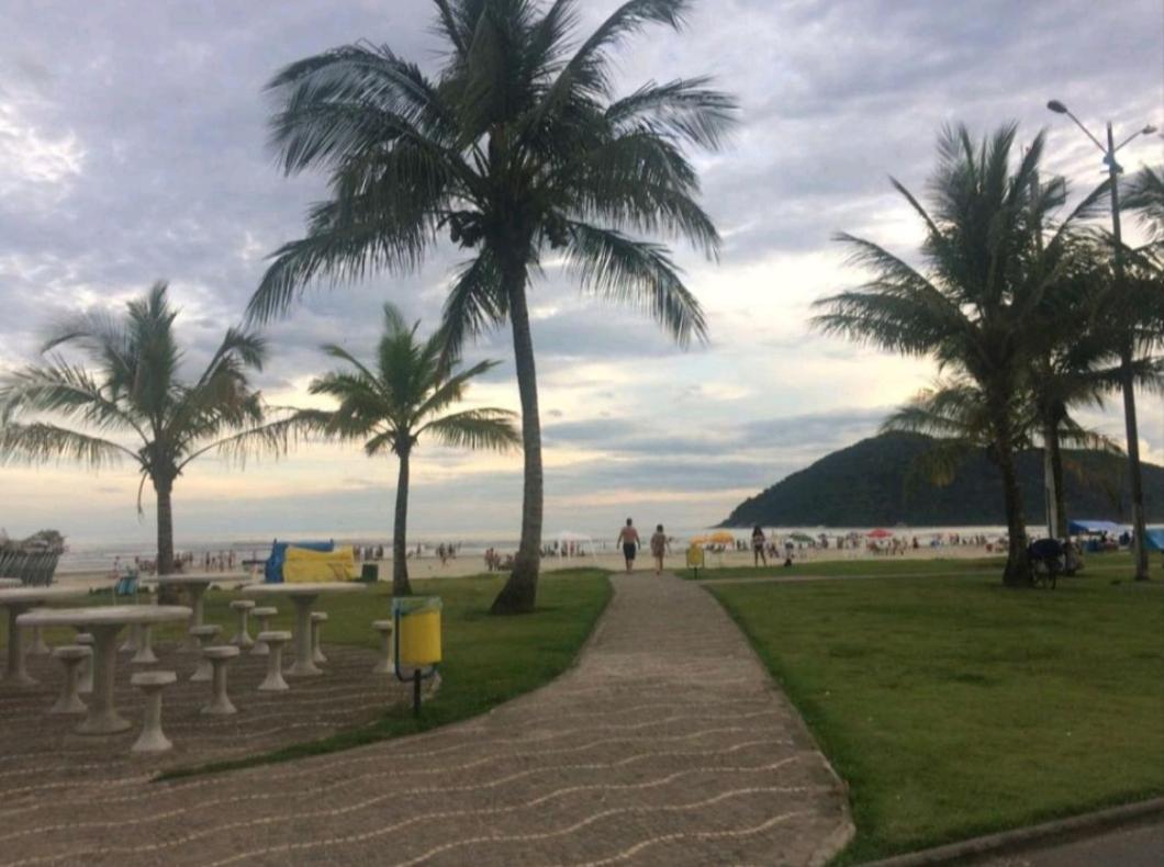 Ferienwohnung Apartamento Praia Bertioga Frente Mar Exterior foto